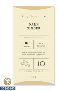 Manufakturschokolade Dark Ginger