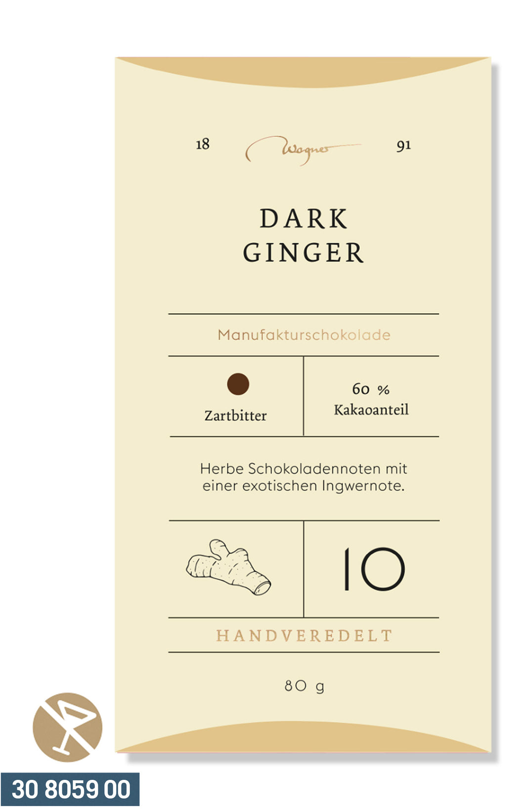 Manufakturschokolade Dark Ginger
