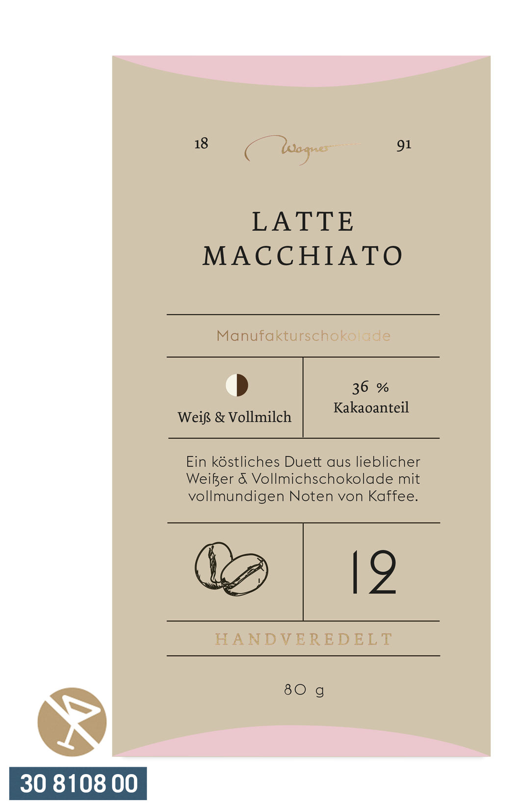 Manufakturschokolade Latte Macchiato