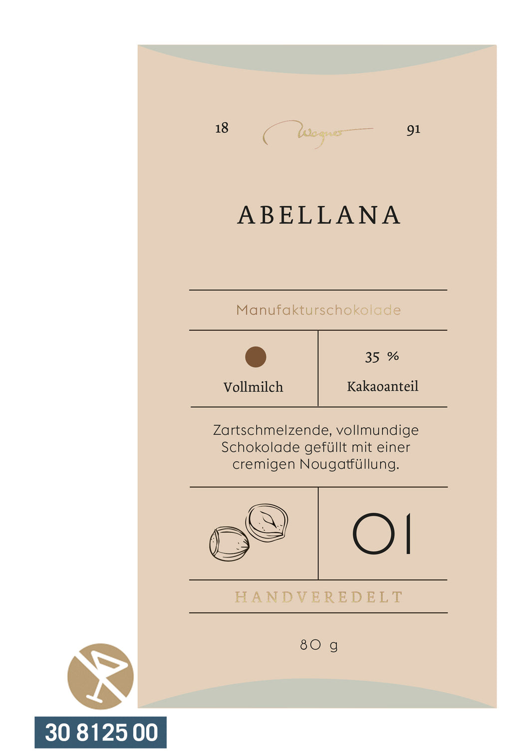 Manufakturschokolade Abellana Nougat