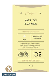 Manufakturschokolade Agrios Blanco