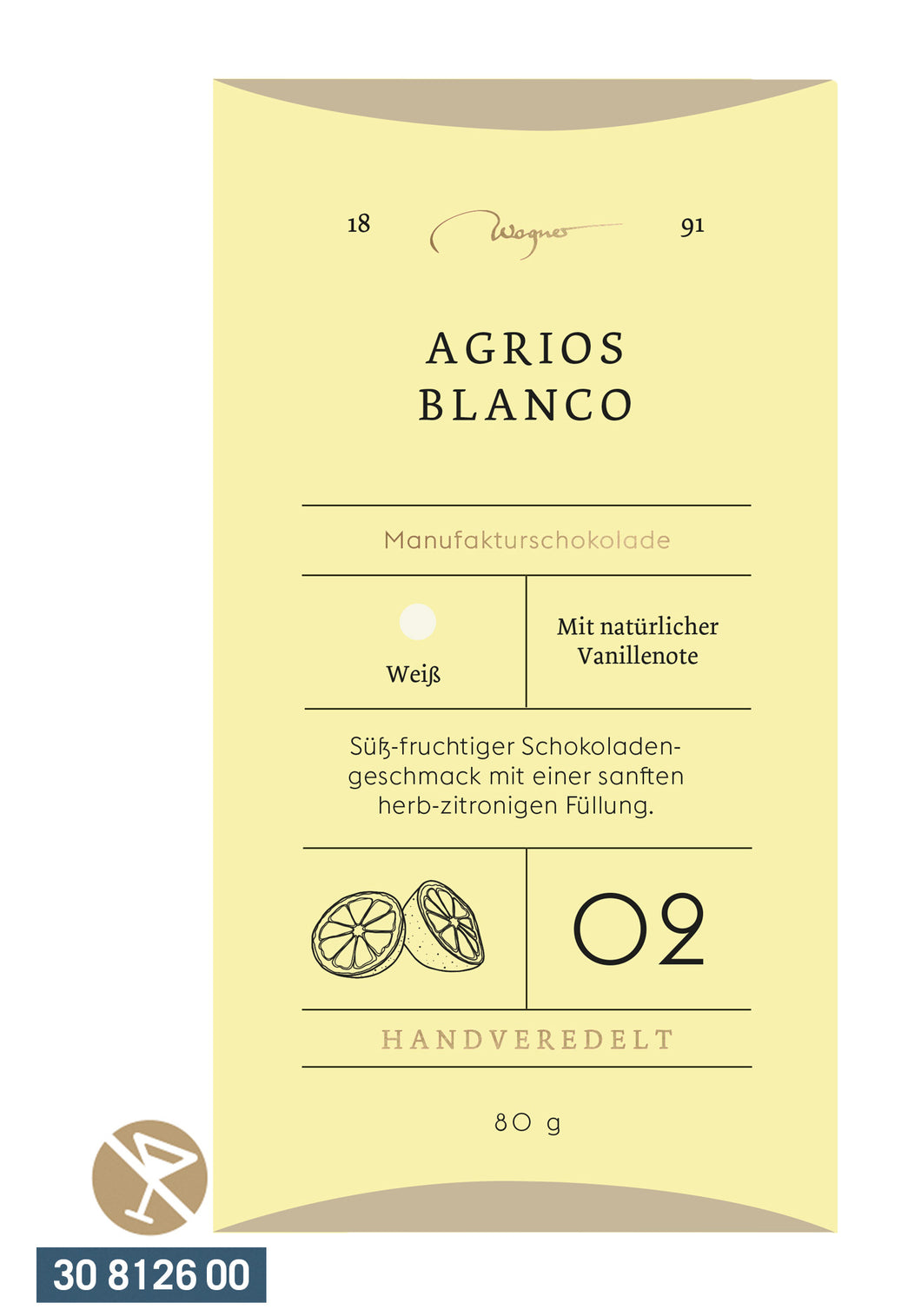 Manufakturschokolade Agrios Blanco