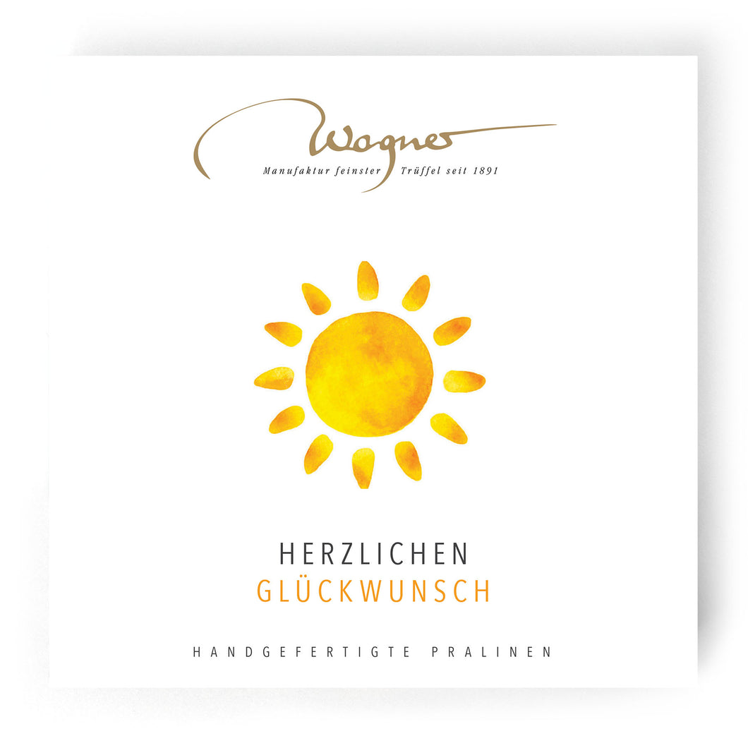 Klassik Trüffel Pralinés Herzlichen Glückwunsch